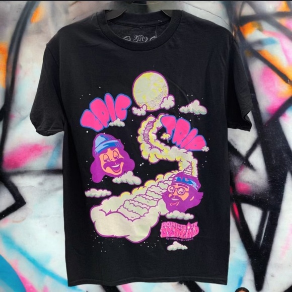 Cheech and Chong EPIC TRIP graphic Tee Large - Picture 1 of 2